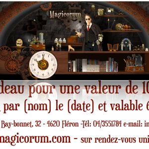 Bon cadeau d'une valeur de 10 Euros