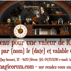 Bon cadeau d'une valeur de 100 Euros