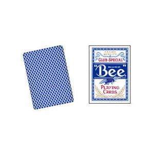 Cartes Bee format Poker (dos bleus)