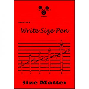 Write Size Pen by Jon Allen
