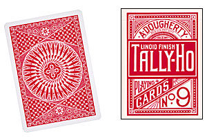 Cartes Tally Ho Circle Back rouge