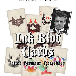Rorschach Ink Blot Cards-Red or Blue
