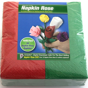Napkin Rose Kit (Red) by Michael Mode