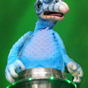 Vaisseau spacial pour marionnette Alien avec lumières par Axtell