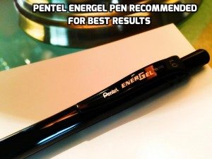 Pentel Energel Pen 1.0 mm for SvenPad