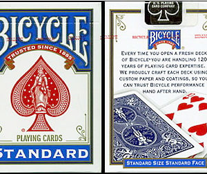 Bicycle Standard - Playing Cards Poker (Bleu) - Rider back- nouveau design