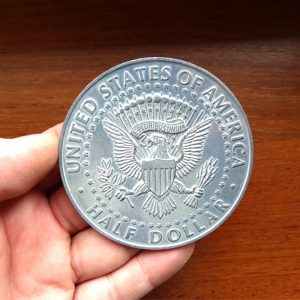 Jumbo Coin - Kennedy Half Dollar